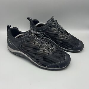 Merrell Shoes Mens Size 10 Black Rapidbow Trail Hiking Lightweight Sneakers